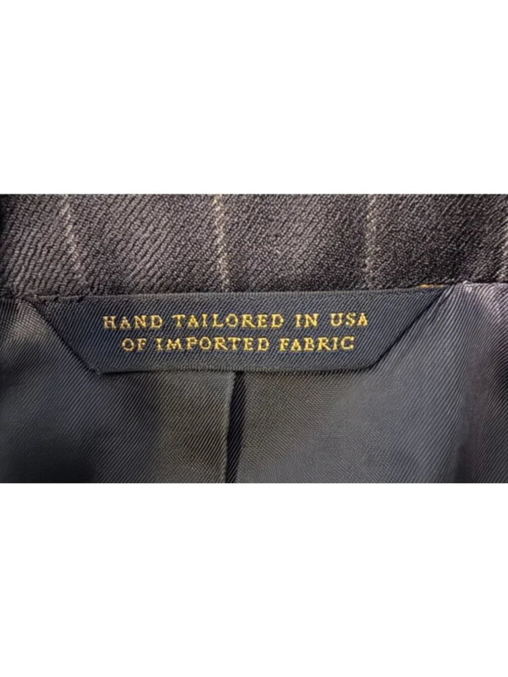 VTG Brooks Brothers Golden Fleece Wool Suit 43 Jacket Pants 38 x 29 Pinstripe